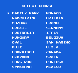 Family Circuit '91 screenshot 5 for Famicom